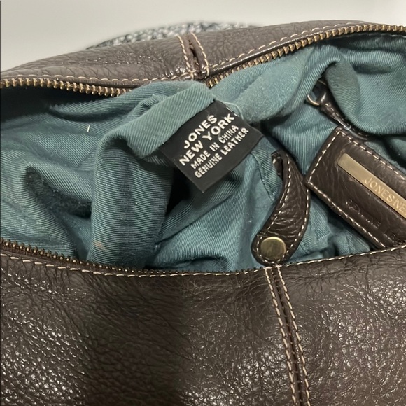 JONES NEW YORK Black Leather backpack - Picture 7 of 9